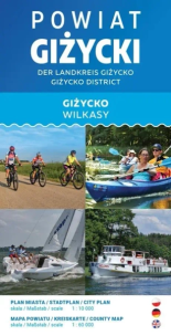 Okładka książki Mapa turystyczna - Giżycko/Powiat Giżycki