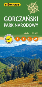 Okładka książki Mapa turystyczna - Gorczański Park Narodowy