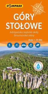 Okładka książki Mapa turystyczna - Góry Stołowe 1:35 000