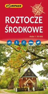 Okładka książki Mapa turystyczna - Roztocze Środkowe 1:50 000