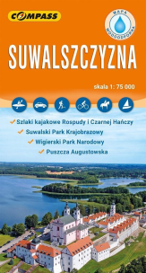 Okładka książki Mapa turystyczna - Suwlaszczyzna laminowana