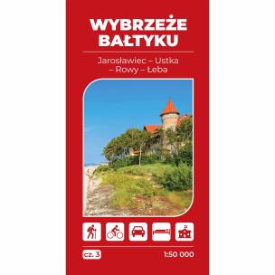 Okładka książki Mapa turystyczna - Wybrzeże Bałtyku cz.3