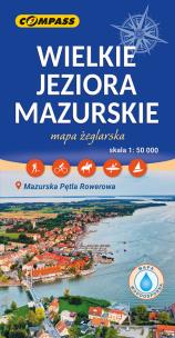 Mapa - Wielkie Jeziora Mazurskie 1:50 000. Autor:   Praca zbiorowa. Multiszop.pl Okładka książki Mapa - Wielkie Jeziora Mazurskie 1:50 000