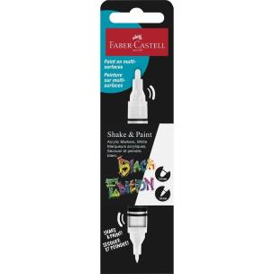 Marker akrylowy Black Edition biały FABER-CASTELL. Wydawca: Faber Castell. Multiszop.pl Opakowanie Marker akrylowy Black Edition biały FABER-CASTELL