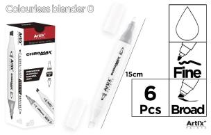 Opakowanie Marker Chromax z 2 końcówk. colourless 0 (6szt)