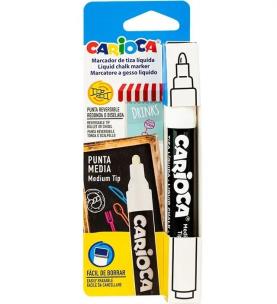 Opakowanie Marker kredowy biały CARIOCA