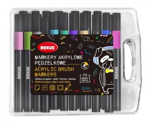 Opakowanie Markery akrylowe pędzelkowe 24 kolory