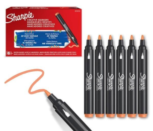 Opakowanie Markery akrylowe pomarańczowe (6szt)