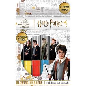 Opakowanie Markery dmuchane Harry Potter 6 sztuk +szablony