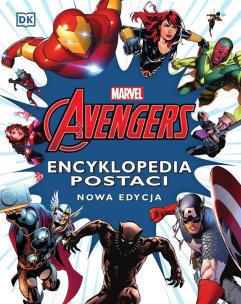 Okładka książki Marvel Avengers. Encyklopedia postaci. Nowa edycja