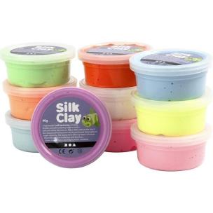 Opakowanie Masa plastyczna Silk Clay pastelowa 10x40g