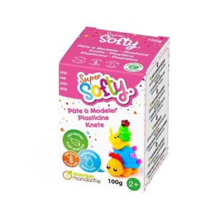 Opakowanie Masa super-softy neonowo różowa 100g