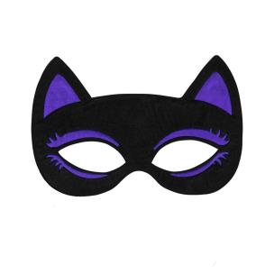 Opakowanie Maska na Halloween flokowana Kot