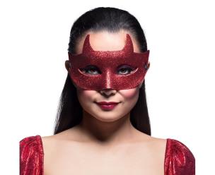 Opakowanie Maska wenecka brokatowa Devil
