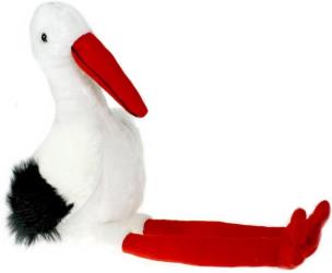 Opakowanie Maskotka Bocian z nogami 53cm