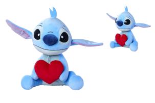Maskotka Disney Stitch z sercem 50 cm. Wydawca: SIMBA. Multiszop.pl Opakowanie Maskotka Disney Stitch z sercem 50 cm