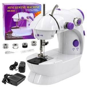 Opakowanie Maszyna do szycia mini LED przenośna z akcesoriami