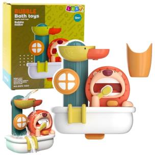 Maszynka do piany kąpielowa lew. Wydawca: Leantoys. Multiszop.pl Opakowanie Maszynka do piany kąpielowa lew