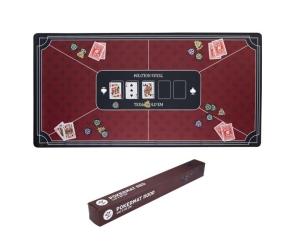 Opakowanie Mata do pokera czerwona (140x80cm)