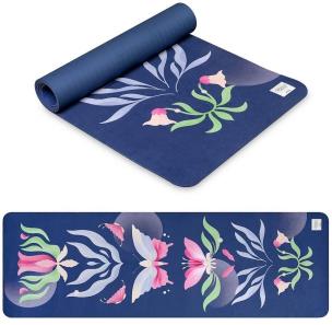 Mata fit The Bloom Mat. Wydawca: Spokey. Multiszop.pl Opakowanie Mata fit The Bloom Mat