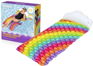 Materac dmuchany do pływania 216x80cm. Wydawca: Bestway. Multiszop.pl Opakowanie Materac dmuchany do pływania 216x80cm