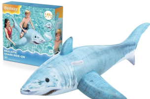 Materac dmuchany rekin 183x102cm. Wydawca: Bestway. Multiszop.pl Opakowanie Materac dmuchany rekin 183x102cm