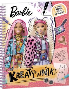 Okładka książki Mattel barbie. kreatywnik