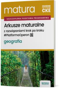 Okładka książki Matura 2026 Geografia Arkusze ZR