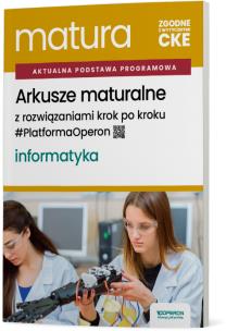Okładka książki Matura 2027 Informatyka. Arkusze maturalne ZR