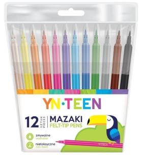Opakowanie Mazaki 12 kolorów YN TEEN