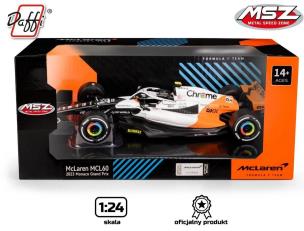 Opakowanie McLaren MCL60 2023 Monaco Grand Prix biały