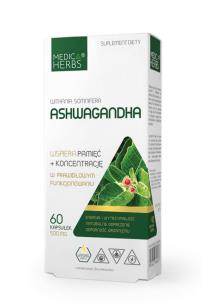 Zdjęcie produktu Medica Herbs Ashwagandha 60kaps