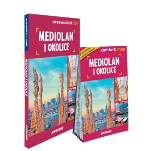 Okładka książki Mediolan i okolice light: przewodnik + mapa