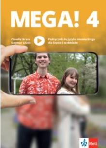 Okładka książki Mega! 4 podręcznik