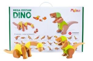 Mega zestaw Dino 33el. Wydawca: MalBlo. Multiszop.pl Opakowanie Mega zestaw Dino 33el
