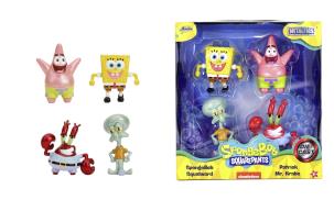 Opakowanie Metalowe figurki JADA SpongeBob 6,5cm 4 sztuki