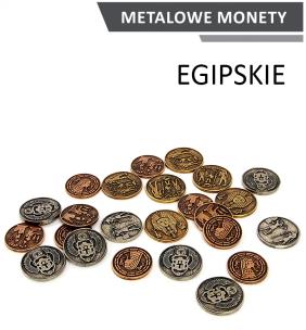 Opakowanie Metalowe Monety - Egipskie (zestaw 24 monet)