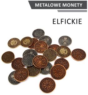 Opakowanie Metalowe Monety - Elfickie (zestaw 24 monet)