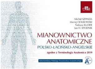 Okładka książki Mianownictwo anatomiczne polsko-łacińsko-angie