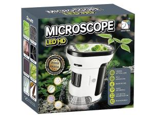 Opakowanie Mikroskop LED z USB powiększenie do 1000 razy