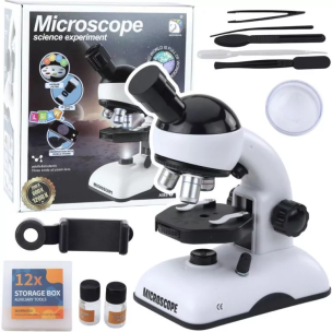 Mikroskop powiększenie 1200x. Wydawca: Leantoys. Multiszop.pl Opakowanie Mikroskop powiększenie 1200x