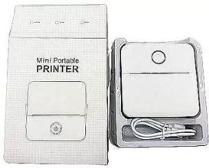 Opakowanie Mini drukarka przenośna USB