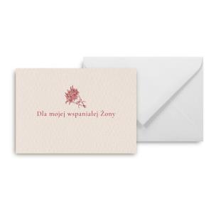 Opakowanie Mini kartka Dla mojej wspaniałej Żony