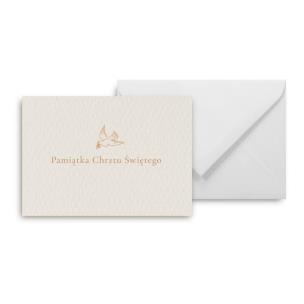 Opakowanie Mini kartka Pamiątka Chrztu Świętego