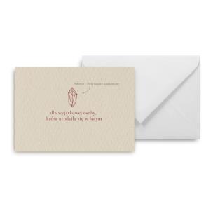 Opakowanie Mini kartka Urodziny luty