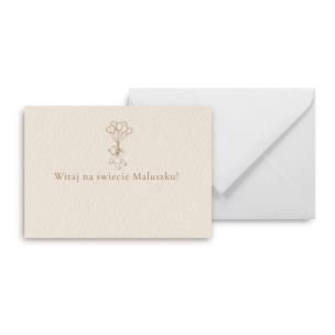 Opakowanie Mini kartka Witaj na świecie