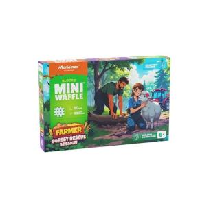Mini Waffle 100el Farmer Leśna akcja ratunkowa. Wydawca: MARIOINEX. Multiszop.pl Opakowanie Mini Waffle 100el Farmer Leśna akcja ratunkowa