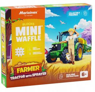 Mini Waffle 50el Farmer Traktor z opryskiwaczem. Wydawca: MARIOINEX. Multiszop.pl Opakowanie Mini Waffle 50el Farmer Traktor z opryskiwaczem