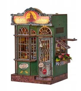 Miniaturowe puzzle domki 3D - Magiczny sklep. Wydawca: Knowledge Innovation Center. Multiszop.pl Opakowanie Miniaturowe puzzle domki 3D - Magiczny sklep