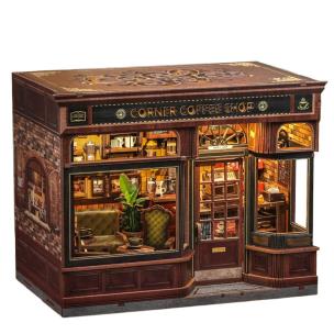 Opakowanie Miniaturowy domek Book Nook Zapach kawy
